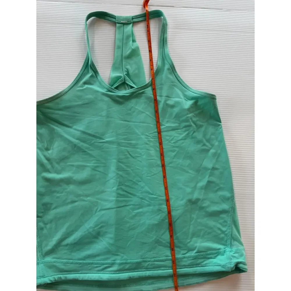 Lululemon Drop It Like It's Hot Tank Menthol Mint Green Women’s Medium Yoga Gym